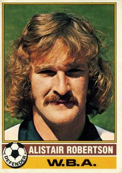 1977-78 Topps Footballer English (Red Backs) #166 Alistair Robertson Front
