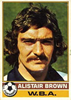 1977-78 Topps Footballer English (Red Backs) #227 Alistair Brown Front