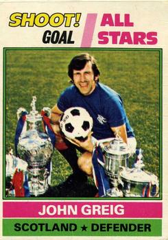 1977-78 Topps Footballer English (Red Backs) #233 John Greig Front