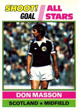 1977-78 Topps Footballer English (Red Backs) #237 Don Masson Front