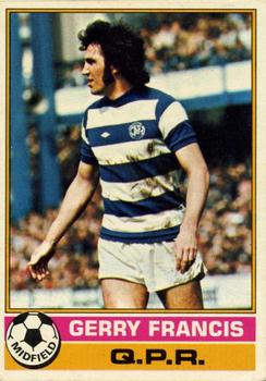1977-78 Topps Footballer English (Red Backs) #250 Gerry Francis Front