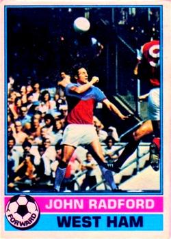 1977-78 Topps Footballer English (Red Backs) #291 John Radford Front