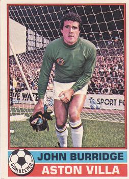 1977-78 Topps Footballer English (Red Backs) #311 John Burridge Front