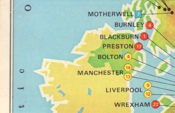 1978-79 Panini Football 79 (UK) #3 Map (puzzle 3) Front