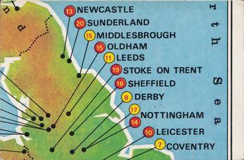 1978-79 Panini Football 79 (UK) #4 Map (puzzle 4) Front