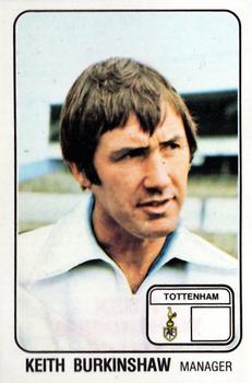 1978-79 Panini Football 79 (UK) #332 Keith Burkinshaw Front