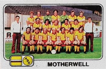 1978-79 Panini Football 79 (UK) #528 Motherwell Team Group Front