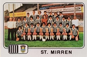1978-79 Panini Football 79 (UK) #579 St. Mirren Team Group Front