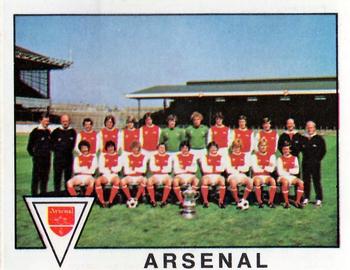 1979-80 Panini Football 80 (UK) #2 Arsenal Team Photo Front