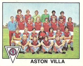 1979-80 Panini Football 80 (UK) #19 Aston Villa Team Photo Front