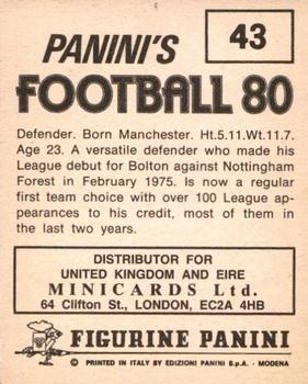 1979-80 Panini Football 80 (UK) #43 Mike Walsh Back