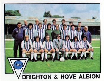 1979-80 Panini Football 80 (UK) #53 Brighton & Hove Albion Team Photo Front