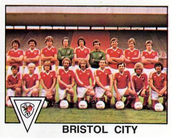 1979-80 Panini Football 80 (UK) #70 Bristol City Team Photo Front