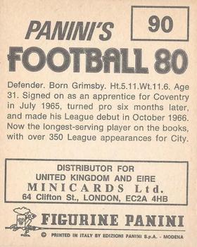 1979-80 Panini Football 80 (UK) #90 Mick Coop Back
