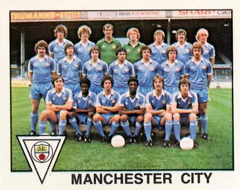 1979-80 Panini Football 80 (UK) #206 Manchester City Team Photo Front