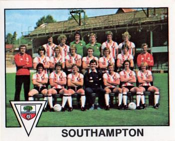 1979-80 Panini Football 80 (UK) #291 Southampton Team Photo Front