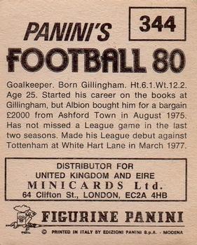 1979-80 Panini Football 80 (UK) #344 Tony Godden Back