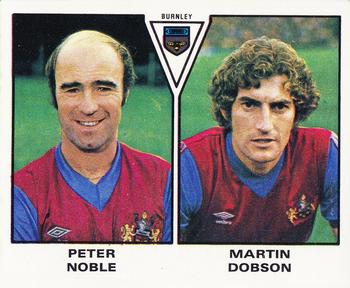 1979-80 Panini Football 80 (UK) #401 Peter Noble / Martin Dobson Front