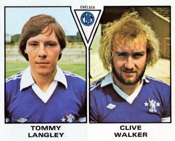 1979-80 Panini Football 80 (UK) #427 Tommy Langley / Clive Walker Front