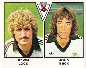 1979-80 Panini Football 80 (UK) #431 Kevin Lock / John Beck Front