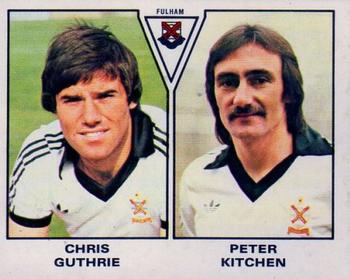 1979-80 Panini Football 80 (UK) #433 Chris Guthrie / Peter Kitchen Front