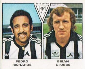 1979-80 Panini Football 80 (UK) #453 Pedro Richards / Brian Stubbs Front