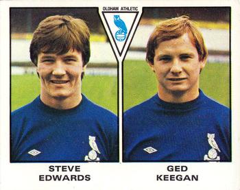 1979-80 Panini Football 80 (UK) #460 Steve Edwards / Ged Keegan Front