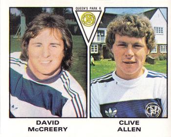 1979-80 Panini Football 80 (UK) #480 David McCreery / Clive Allen Front
