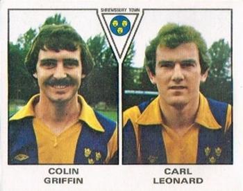 1979-80 Panini Football 80 (UK) #484 Colin Griffin / Carl Leonard Front