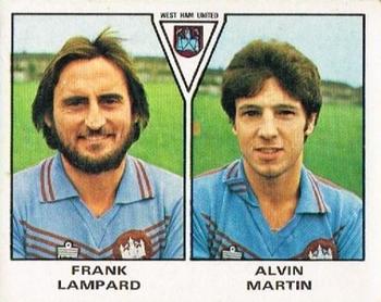1979-80 Panini Football 80 (UK) #507 Frank Lampard / Alvin Martin Front