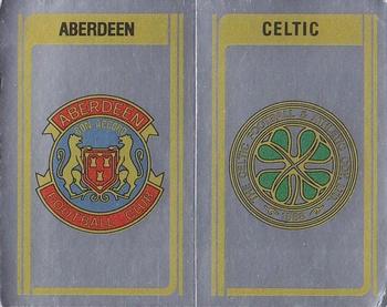 1979-80 Panini Football 80 (UK) #518 Aberdeen Club Badge / Celtic Club Badge Front