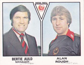 1979-80 Panini Football 80 (UK) #565 Bertie Auld / Alan Rough Front