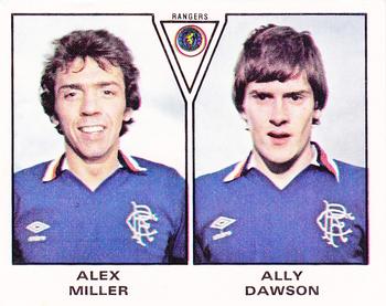 1979-80 Panini Football 80 (UK) #573 Alex Miller / Ally Dawson Front