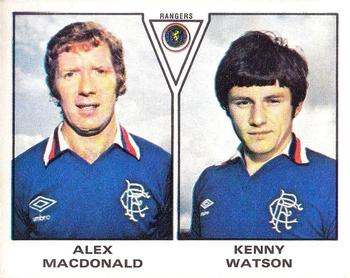 1979-80 Panini Football 80 (UK) #574 Alex MacDonald / Kenny Watson Front