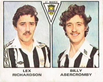 1979-80 Panini Football 80 (UK) #580 Lex Richardson / Billy Abercromby Front