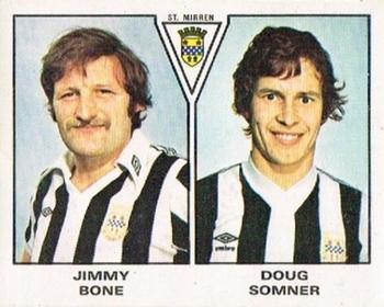 1979-80 Panini Football 80 (UK) #582 Jimmy Bone / Doug Somner Front