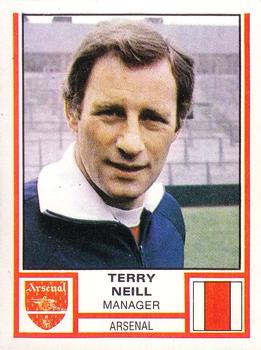 1980-81 Panini Football (UK) #6 Terry Neill Front