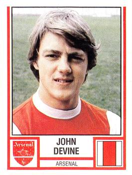 1980-81 Panini Football (UK) #12 John Devine Front