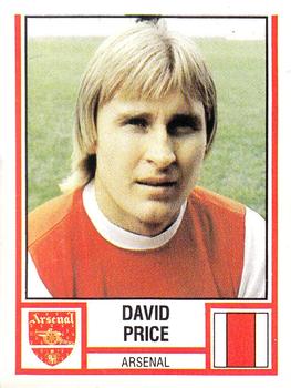 1980-81 Panini Football (UK) #14 David Price Front