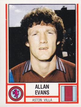 1980-81 Panini Football 81 (UK) #27 Allan Evans Front