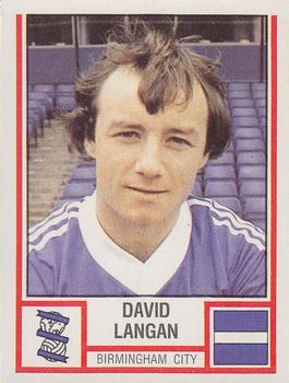 1980-81 Panini Football (UK) #41 David Langan Front