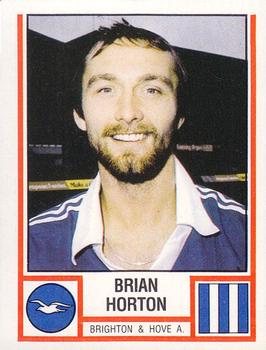 1980-81 Panini Football 81 (UK) #60 Brian Horton Front