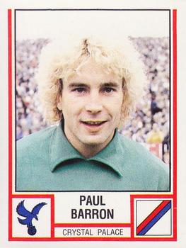 1980-81 Panini Football 81 (UK) #87 Paul Barron Front