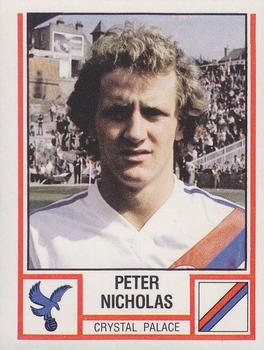 1980-81 Panini Football 81 (UK) #92 Peter Nicholas Front
