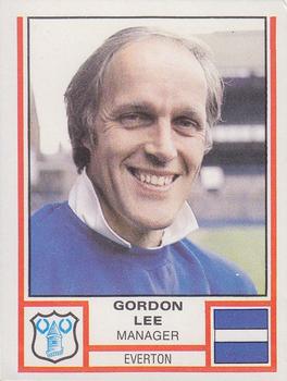 1980-81 Panini Football 81 (UK) #102 Gordon Lee Front