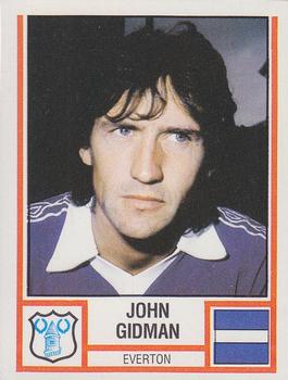 1980-81 Panini Football 81 (UK) #104 John Gidman Front
