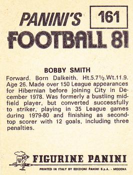1980-81 Panini Football 81 (UK) #161 Bobby Smith Back