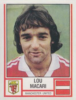 1980-81 Panini Football 81 (UK) #206 Lou Macari Front