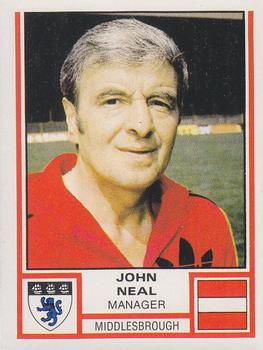 1980-81 Panini Football (UK) #214 John Neal Front