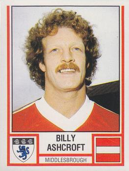 1980-81 Panini Football 81 (UK) #219 Billy Ashcroft Front